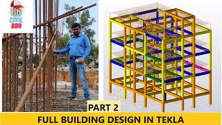 1300 SQFT Building design in Tekla Structural Designer || Part 2| Applying Loads as per IS Codes