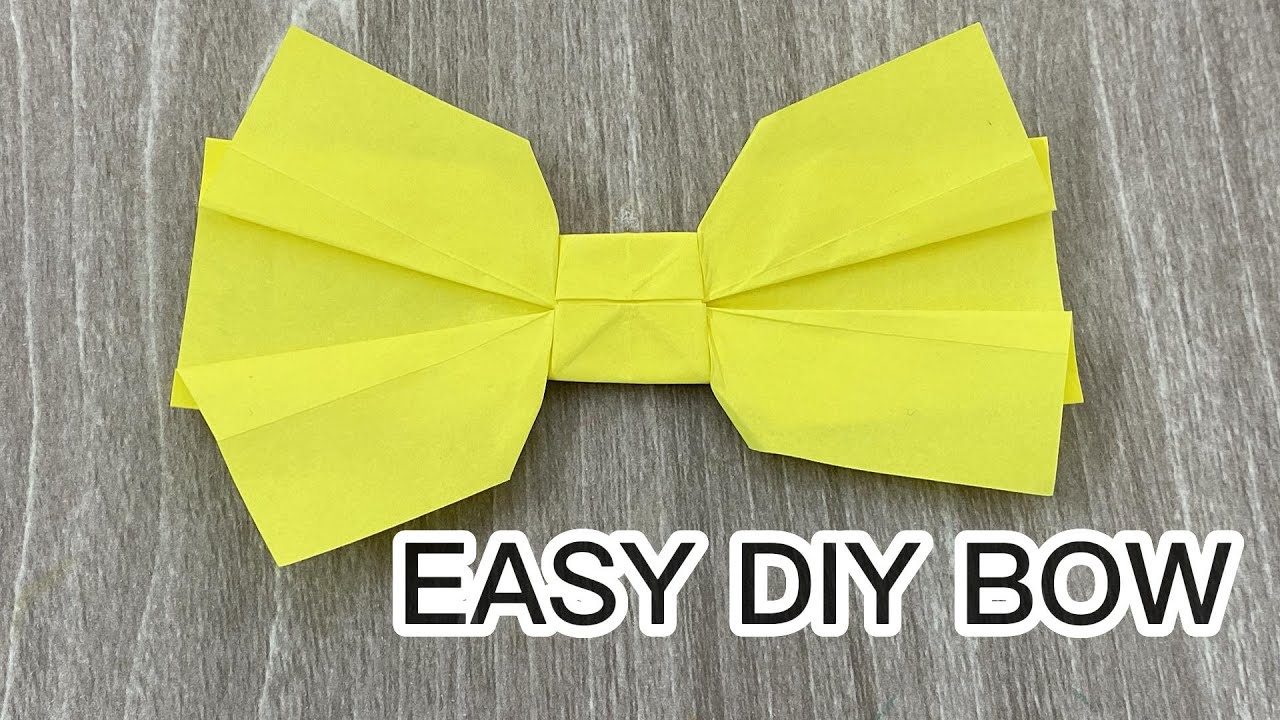 Easy Paper Bow 🎀 | Cute Origami Gift Decoration