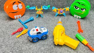 Police Car Toy Disassembly Step by Step | Take Apart and Rebuild Vehicle Using Tool Set Fun