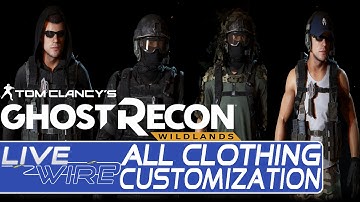 Ghost Recon Wildlands 15 Minutes of Clothing Charactersmith Customization (Character Creation)