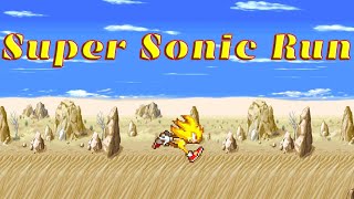 Super Sonic Run Sprite Animation