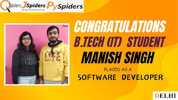 The Road to Success: My Software Engineering Placement Story at JSpiders DELHI