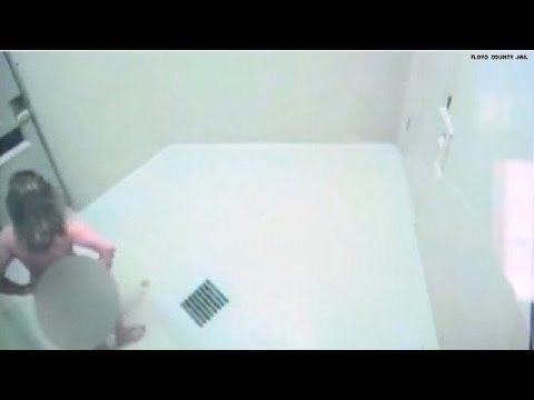 Caught on tape: Naked in jail for almost 7 hours - YouTube