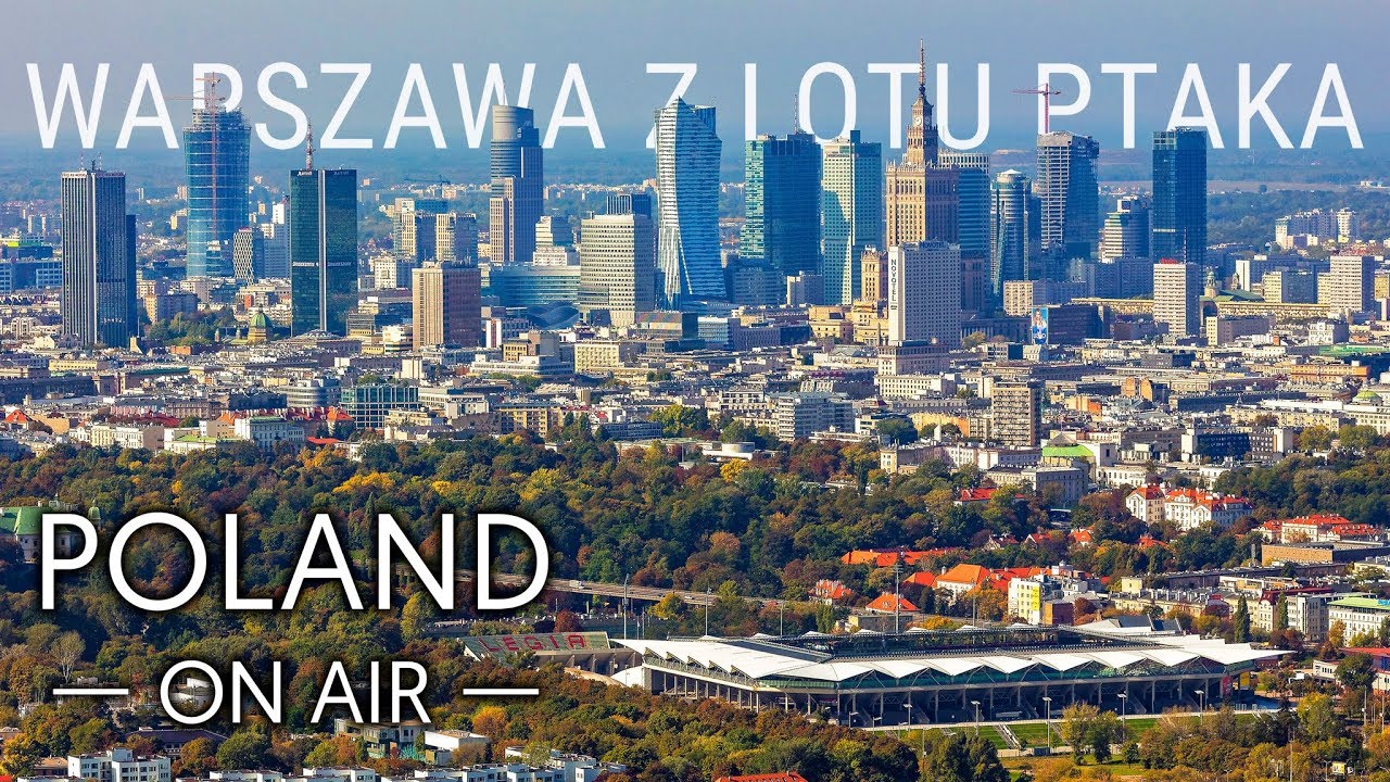 Warszawa z lotu ptaka 🚁| POLAND ON AIR | Maciej Margas & Aleksandra Łogusz