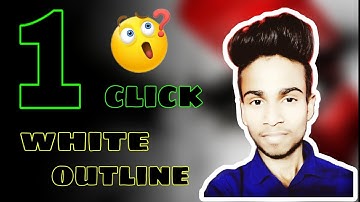 How to make outline on photo like technical guruji || Make attractive thumbnails in Hindi