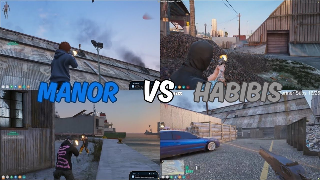 Manor vs Habibis After a Bank Truck At Merryweather Docks | Multi POV | NoPixel 4.0 GTA RP