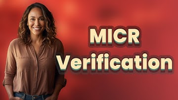 How Does the MICR Code Verify Your Cheque Details?