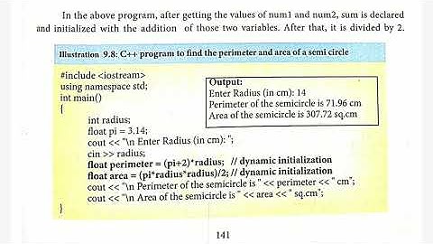 11th cs || chap 9 || initialisation of variable