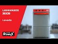 Vídeo: Lavavasos Industrial 35x35 cm con Bomba de Abrillantador, Detergente y Desagüe ®Romux