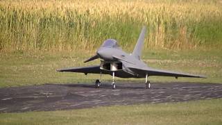 Eurofighter Typhoon Rc Jet Big Scale Twin 127Mm Edf Maidenflight