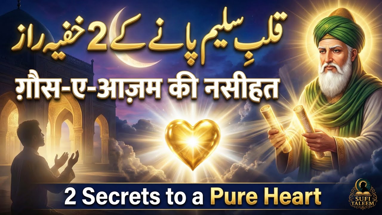 Dil Ko Paak Karne Ke 2 Khufiya Raaz | Ghaus-e-Azam Ki Nasihat | 2 Secrets to a Pure Heart