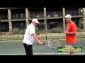 Tennis Tips: Roy Emerson Shows Us How to Hit a Slice Backhand の動画、YouTube動画。