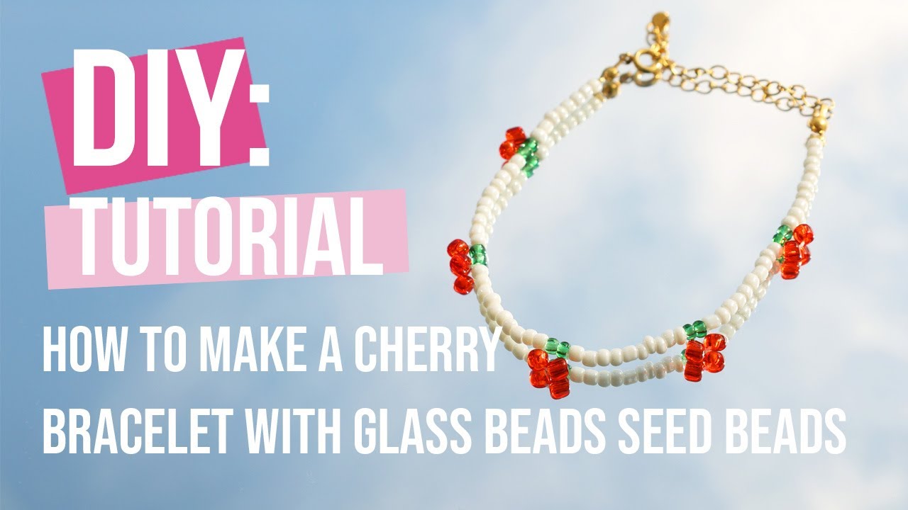 Follow me for more tutorials. 🌸 #cherrybracelet #beadedbracelets #diy... |  How To Tie A Bracelet | TikTok