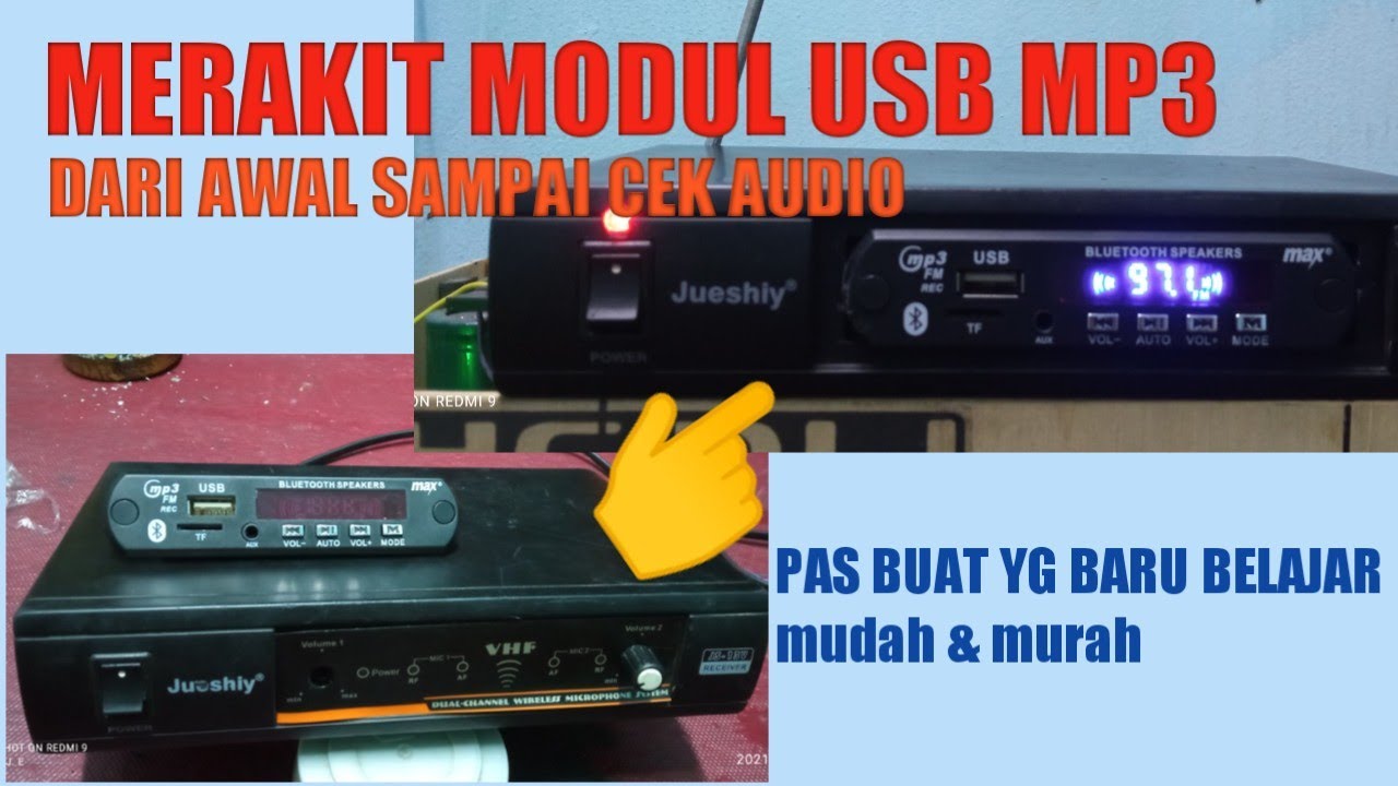 Cara merakit modul usb mp3
