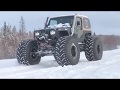 Stone Tusk Jeep.  Snow Wheeling