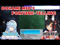 Ookami Mio Reads Yukihana Lamy's Fortune【Eng Sub】