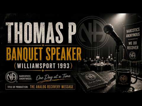 NA SPEAKER TAPE ~ Thomas P - Banquet Speaker (Williamsport 1993)