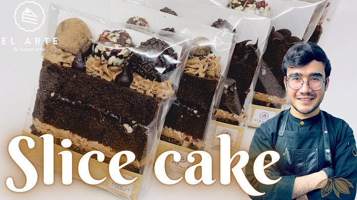 Cómo hacer un slice cake | Tendencia de Pasteles en rebanada  -  El arte de hacer arte