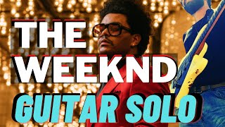 The Weeknd 'Blinding Lights' Guitar Solo! Resimi