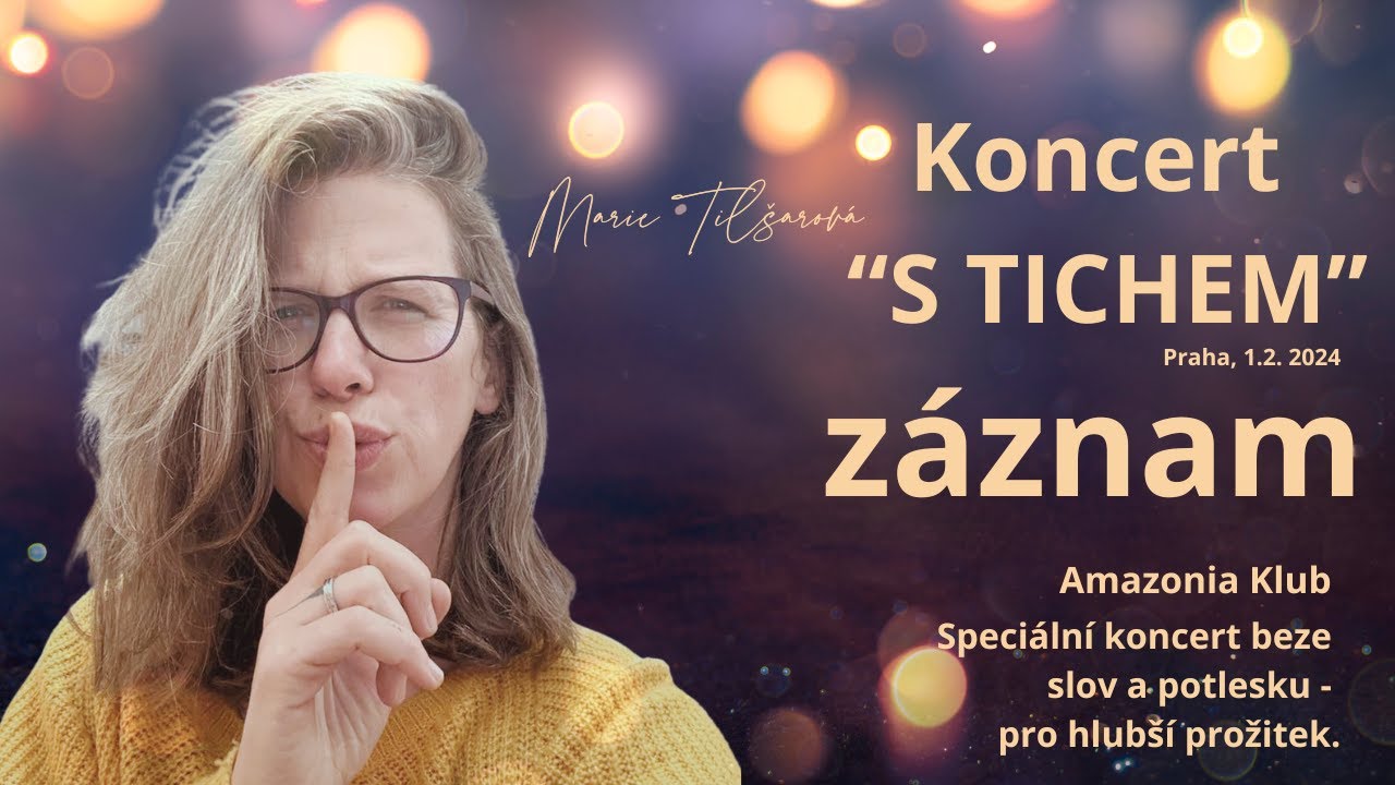Marie Tilšarová - Koncert s Tichem. Záznam #mobilovka  z Amazonia klubu.
