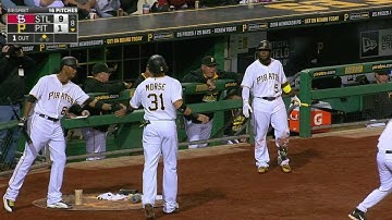 STL@PIT: Mercer breaks shutout with RBI groundout