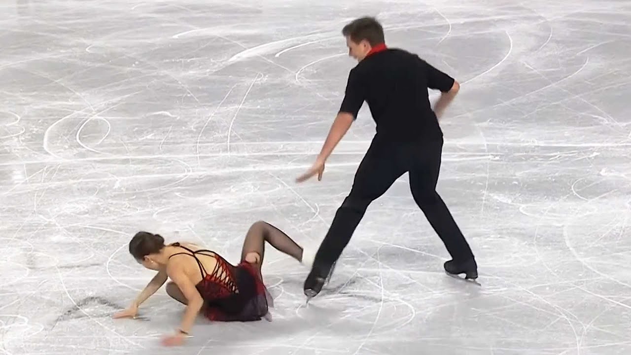Камила Валиева и Нейтан Чен. Daniel Grassl Figure Skating. Fall failed