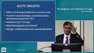 The Diagnosis and Treatment of Cough