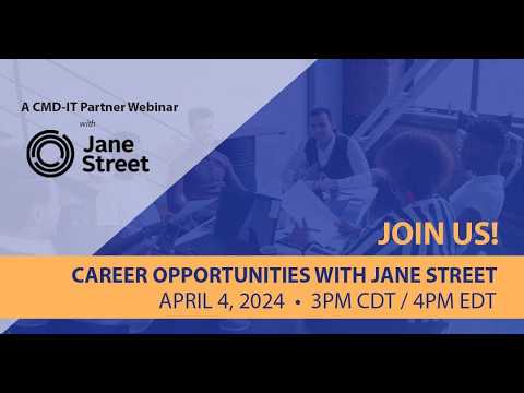 Career Opportunities with Jane Street