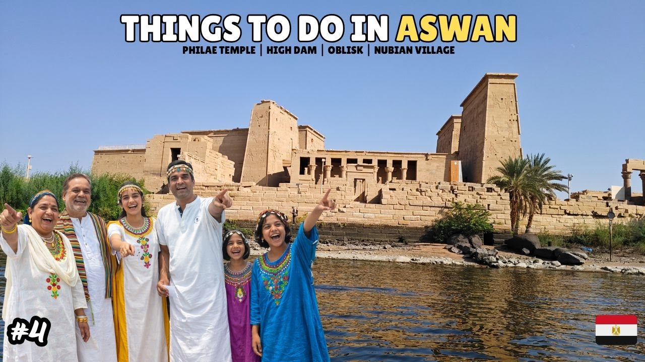 EP4 Cairo to Aswan Flight Experience 🇪🇬 | Full Aswan City Tour + Top Attractions