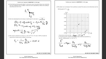 AP Physics C: E&M - Free Response Questions 2023 Set 1