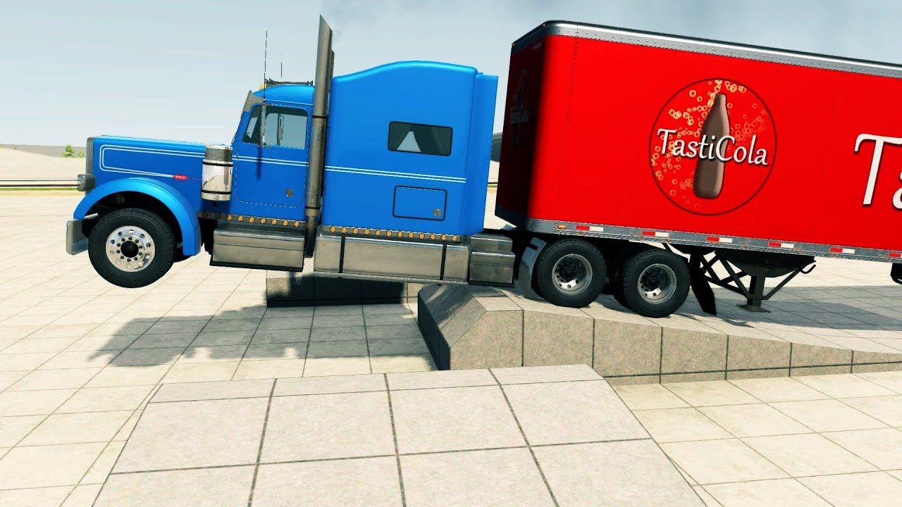 BeamNG Drive - T75 Blue Knight Suspension Test Logitech G29 Gameplay