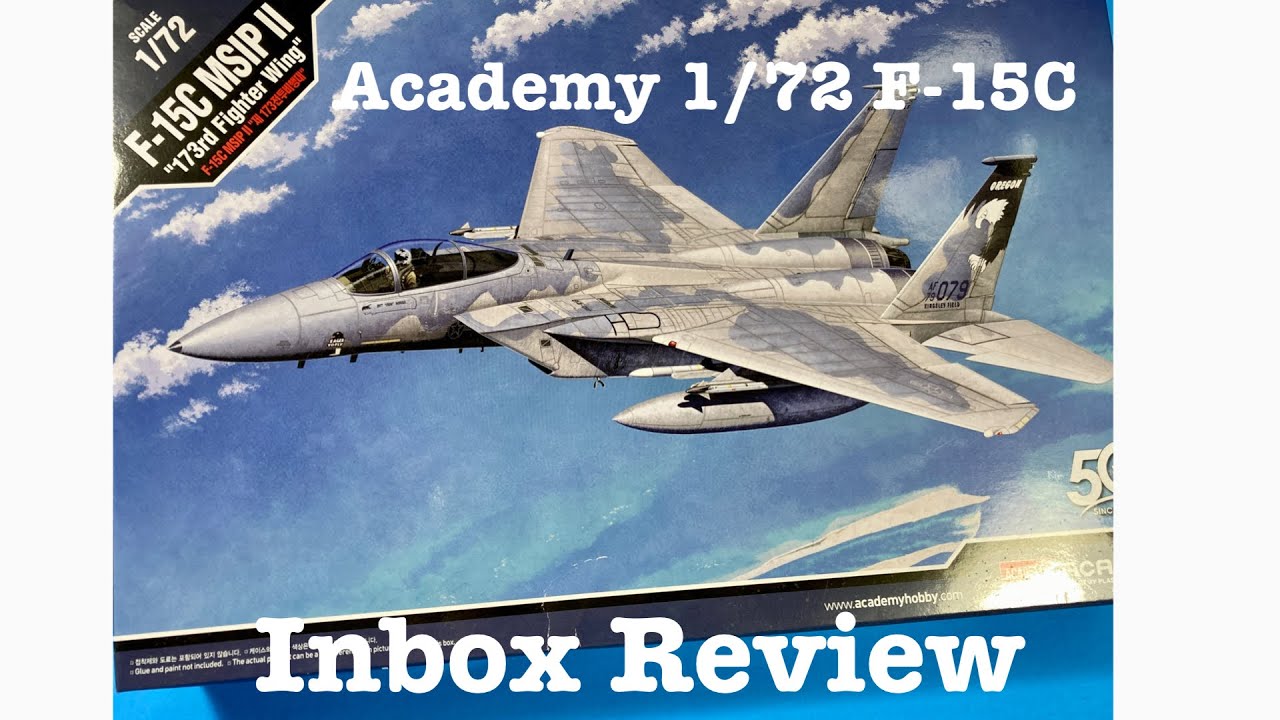 Academy 1/72 F-15C (What's in the box?) - YouTube