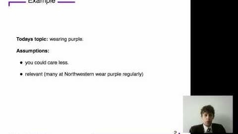 Jason Hartline on Wearing Purple