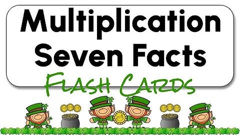 Multiplication Flashcards 7