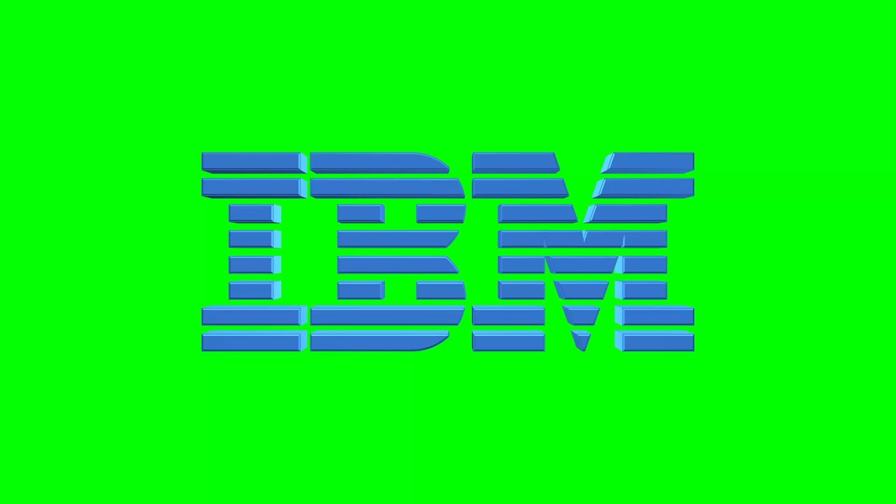 IBM 3D Logo Revolving Animation Loop on Green Screen | 4K | FREE TO USE ...