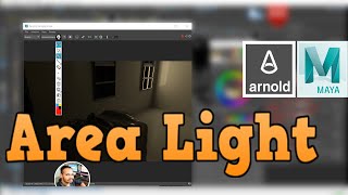 Maya Arnold Lighting For  Beginner  Complete Guide 03  Area Light