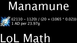 LoL Math - Manamune