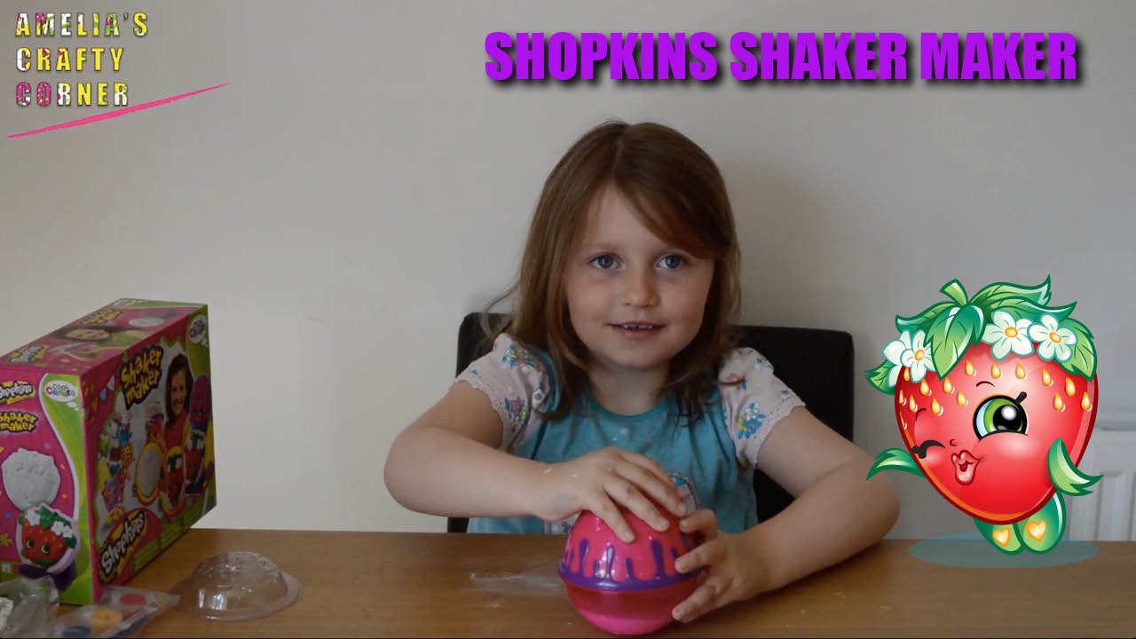 Shopkins Shaker Maker Art Moose Toys Amelia's Crafty Corner YouTube