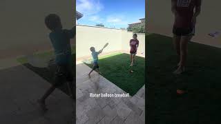 ⚾️ Water Balloon Baseball #arizona #phoenix #summer #baseball