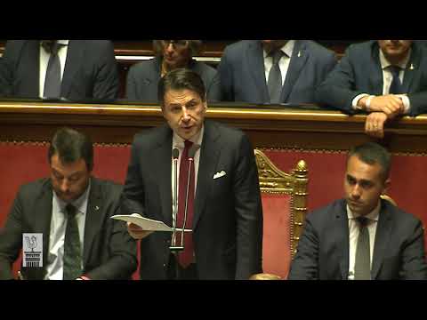 Discours en intégralité de Giuseppe Conte au Sénat - 20 août 2019 Discours en intégralité de Giuseppe Conte au Sénat - 20 août 2019