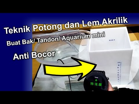 Video salah satu udaha di Batam yang menempel akrilik / plastik mika tanpa menggunakan lem. Kerajina. 