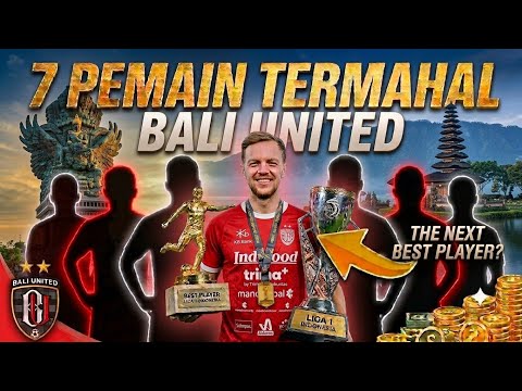 bandarbola88 x GANTENG4D - Dominasi Asing & Kebanggaan Lokal❗ 7 Pemain Termahal Skuad Bali United ❤🖤🤍