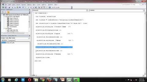 Create A Text File Using Excel VBA