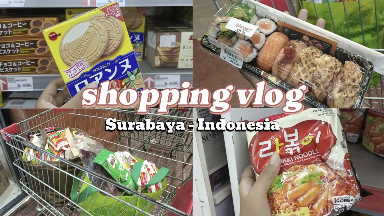 shopping in Indonesia vlog🇮🇩 || grocery shopping with prices💸 || at Hokky Supermarket 🛒🛍