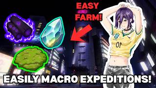 How to EASILY Macro/AFK Farm Expeditions in Anime Expeditions! *MAXED IN 1 DAY*