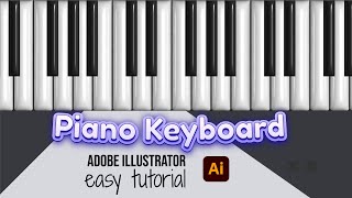 How to draw a 3d Piano. Adobe Illustrator Tutorial For Beginners. | 2022 Adobe Illustrator 3d Tool screenshot 4