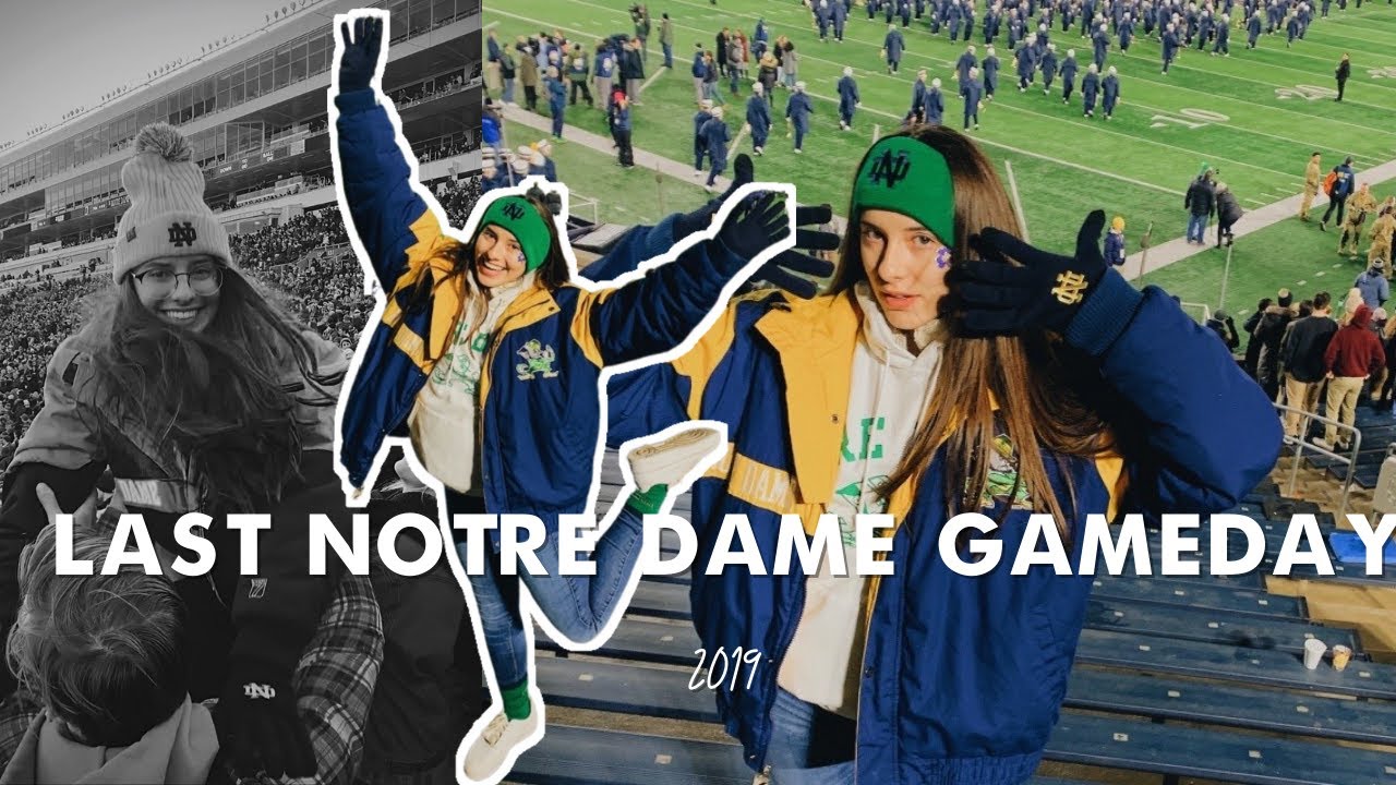 LAST NOTRE DAME FOOTBALL GAMEDAY ND VS BC VLOG YouTube