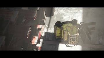 Abandoned warehouse cinematic