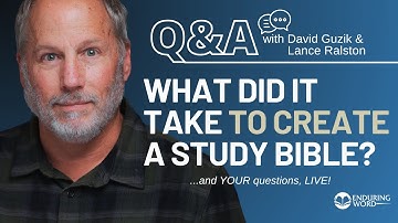 My New Study Bible is Now Available! LIVE Q&A & GIVEAWAY! 🎉