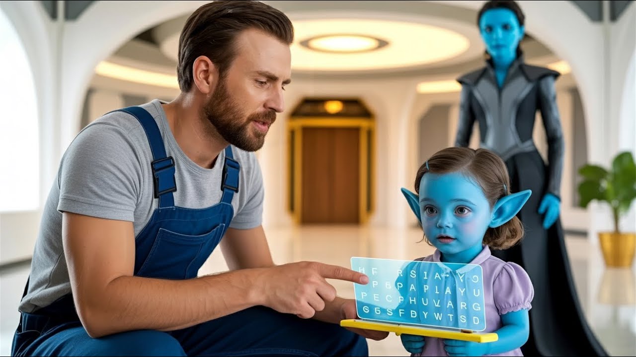 The Alien Queen Caught the Human Single Dad Janitor Teaching English to Her Daughter And do this...